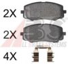 A.B.S. 37763 OE Brake Pad Set, disc brake